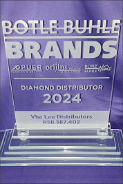 Profile Glass Award with interesting stacked base detail