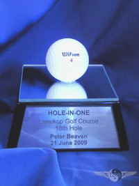 Hole in one award