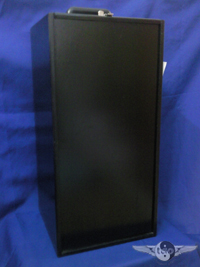 Black lacquered wood traveling box