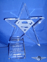 Abstract Star Crystal Trophy 