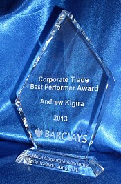 Crystal abstract Shaped Award