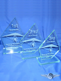 Abstract Glass shape Trophy