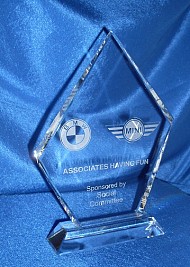 Abstract shaped crystal award 