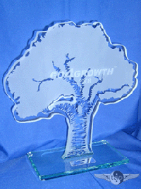 Glass Tree Trophy 