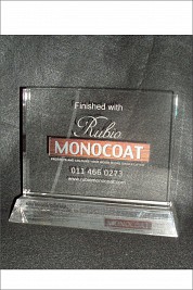Landscape Crystal Rectangle Award for Monocoat