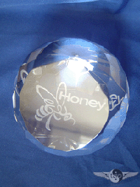 Faceted Crystal Paperweight