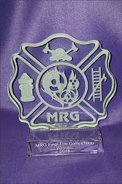 Profile cut Glass MRG Award