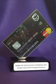 Glass Credit Card Trophy