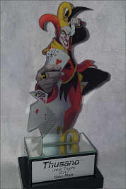 Profile cut Glass JOKER