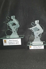 Profile cut Glass Spinathon Awards