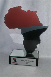 Profile cut Glass Africa award