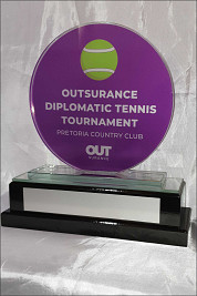 Crystal Round award, printed